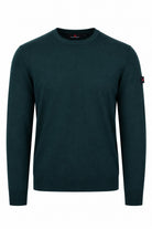 Maglia girocollo uomo in lana e cotone Exmoor 