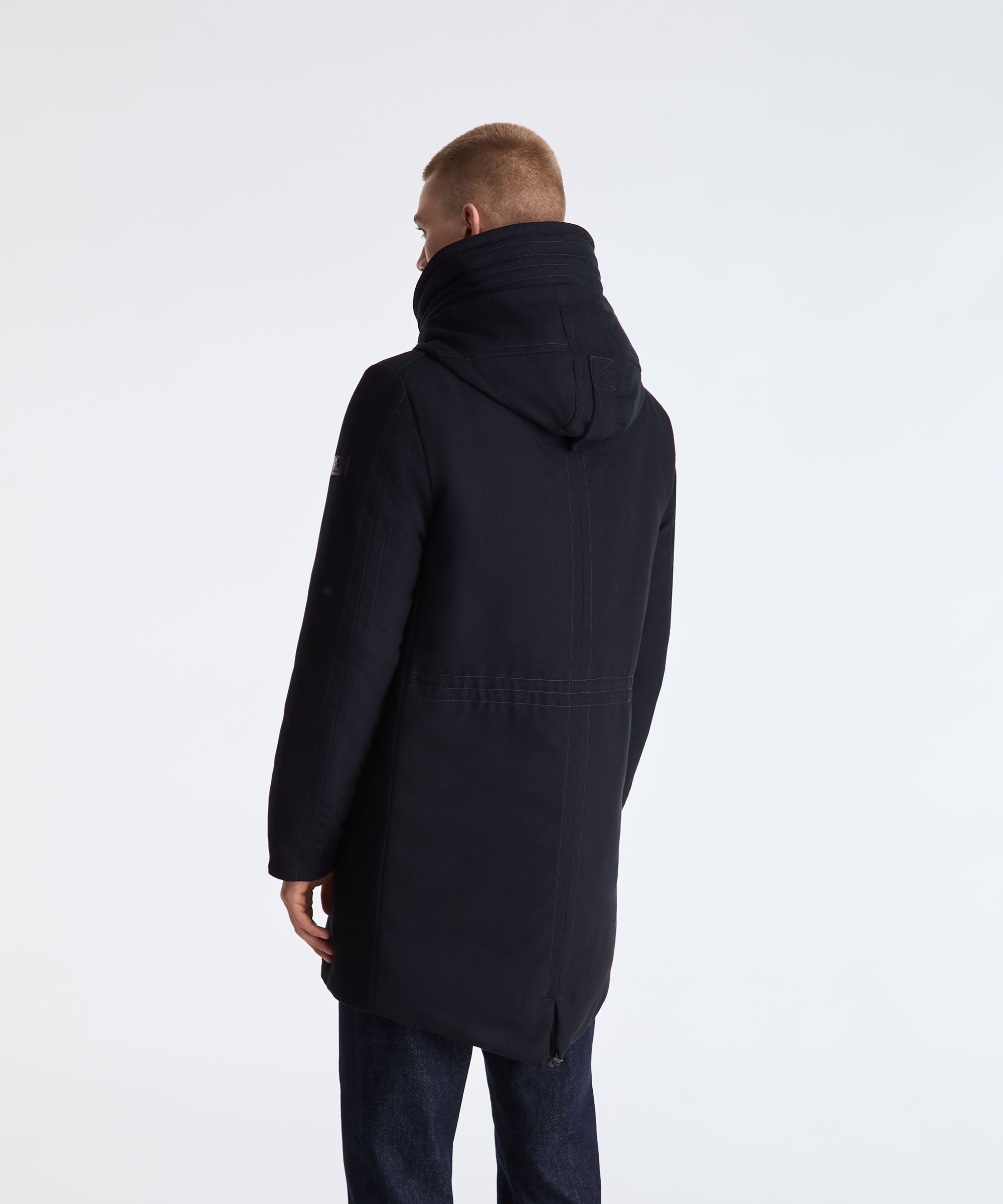 Parka con cappuccio e vera pelliccia Kasa 