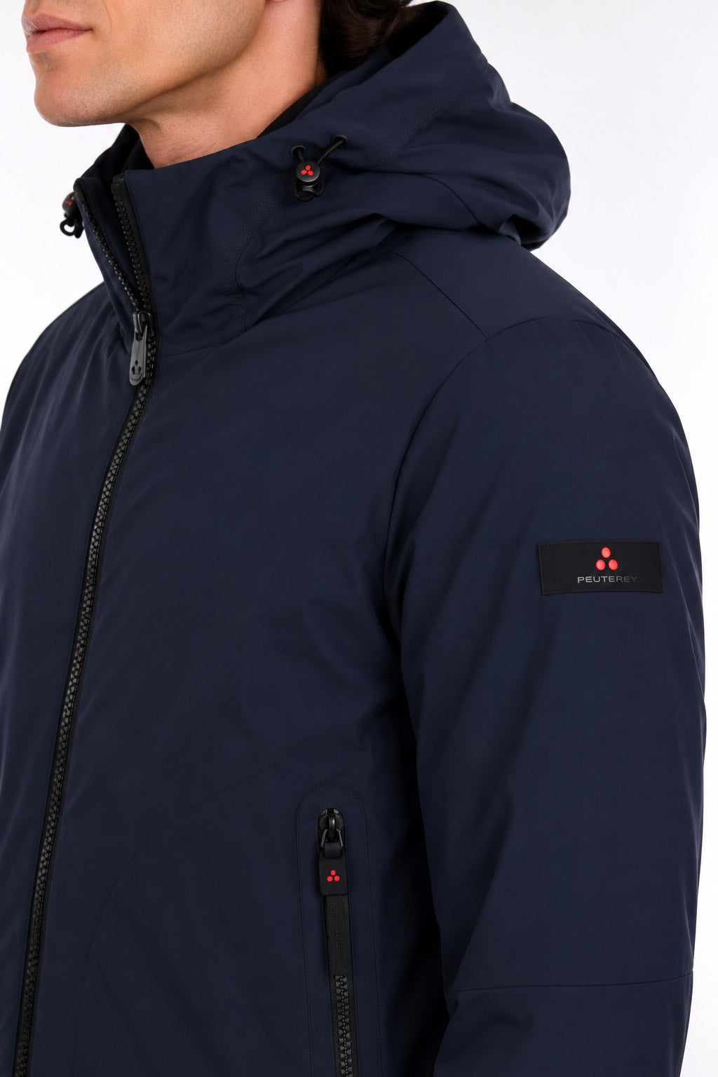 Giubbotto corto in neoprene con cappuccio Loge 