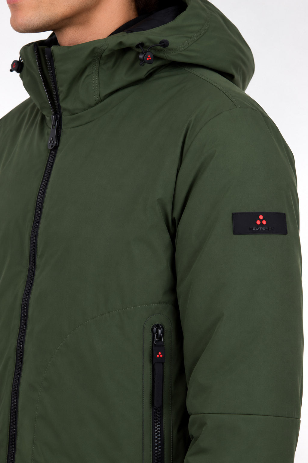 Giubbotto corto in neoprene con cappuccio Loge 