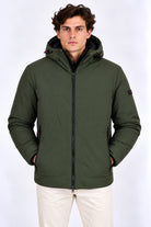Giubbotto corto in neoprene con cappuccio Loge 