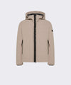 Giubbotto corto in neoprene con cappuccio Loge