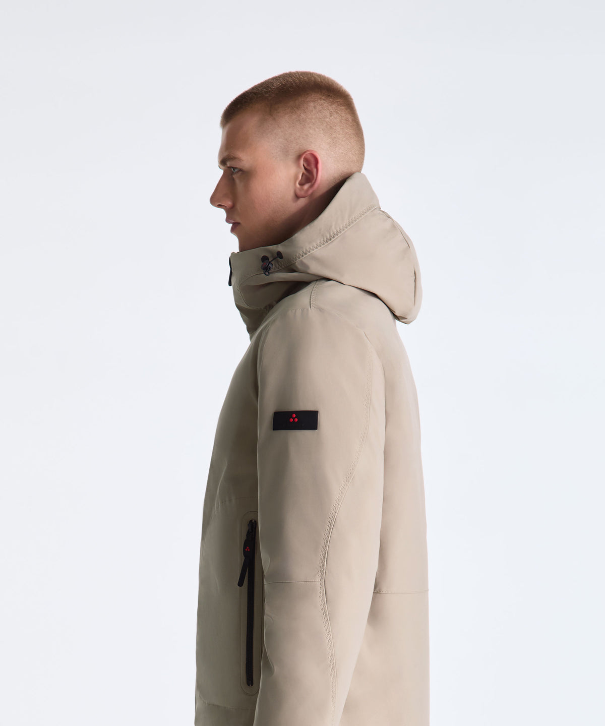 Giubbotto corto in neoprene con cappuccio Loge 