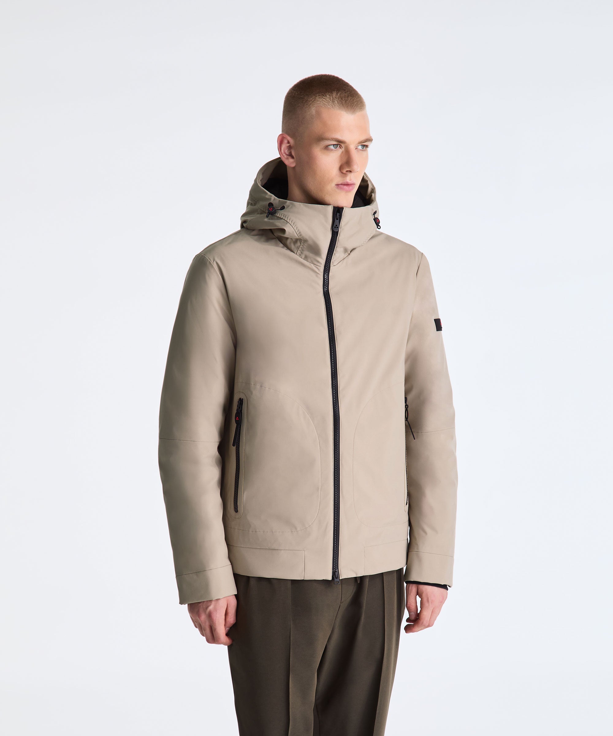 Giubbotto corto in neoprene con cappuccio Loge 