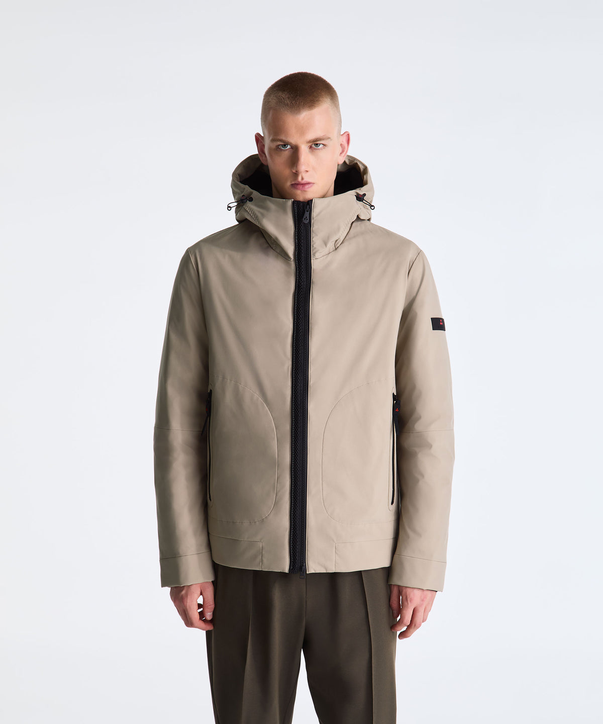 Giubbotto corto in neoprene con cappuccio Loge 