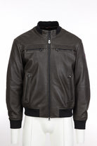 Giubbotto biker  in pelle Sands 