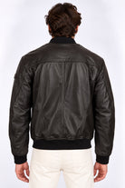Giubbotto biker  in pelle Sands 