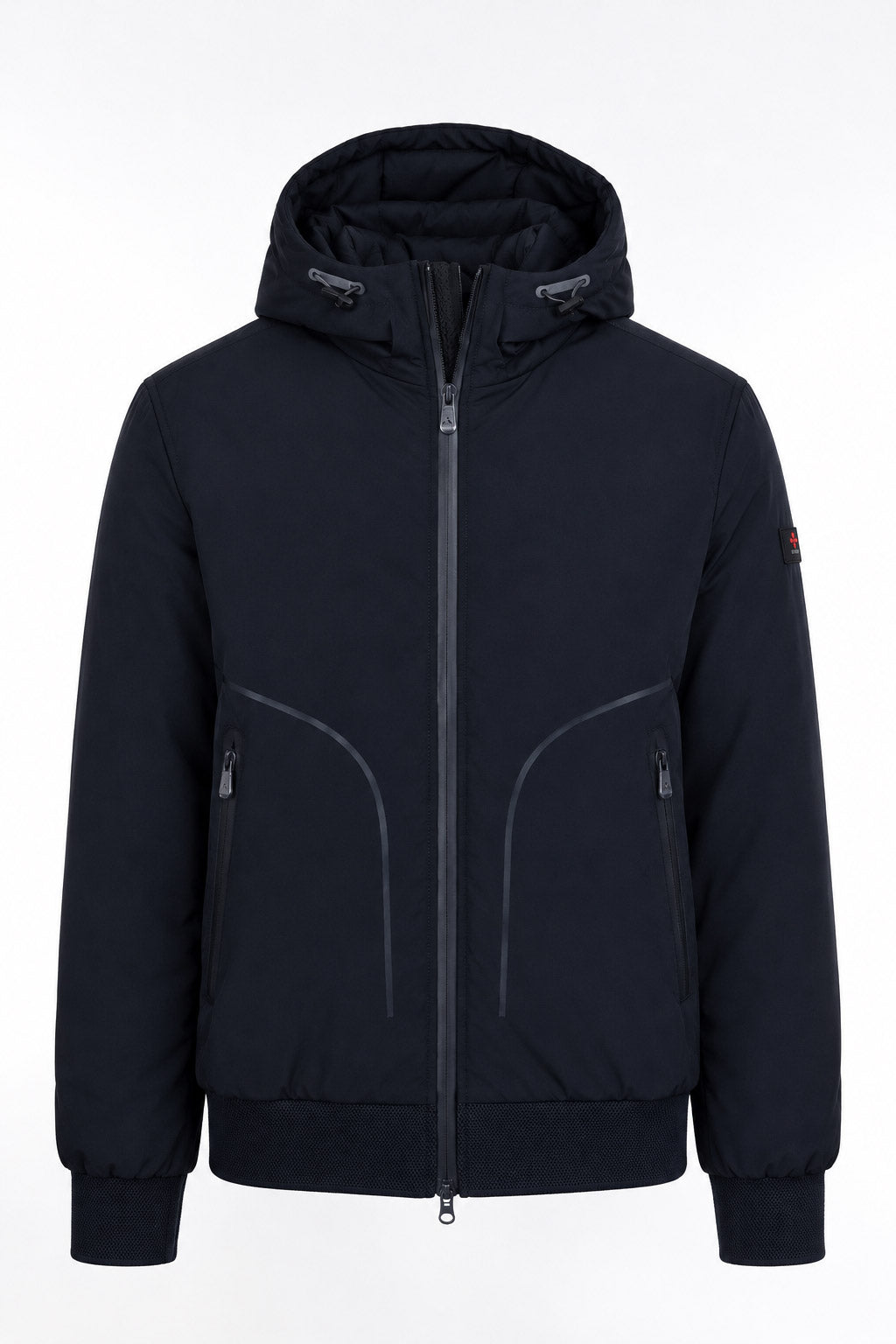 Giubbotto uomo con cappuccio in tessuto bi-stretch Senna 