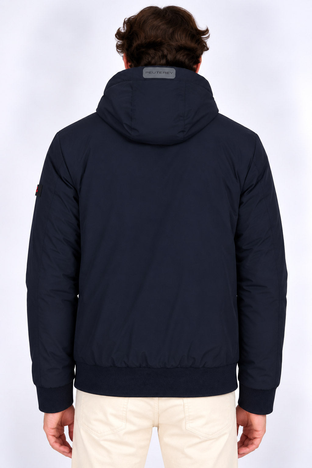 Giubbotto uomo con cappuccio in tessuto bi-stretch Senna 