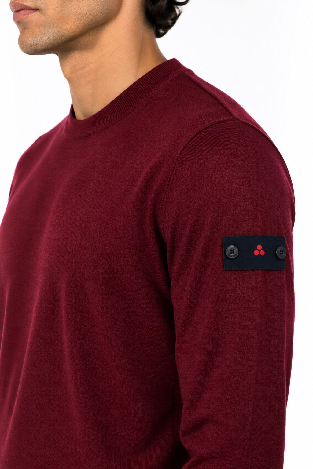 Maglia uomo girocollo in lana leggera  finezza 16 Thera 