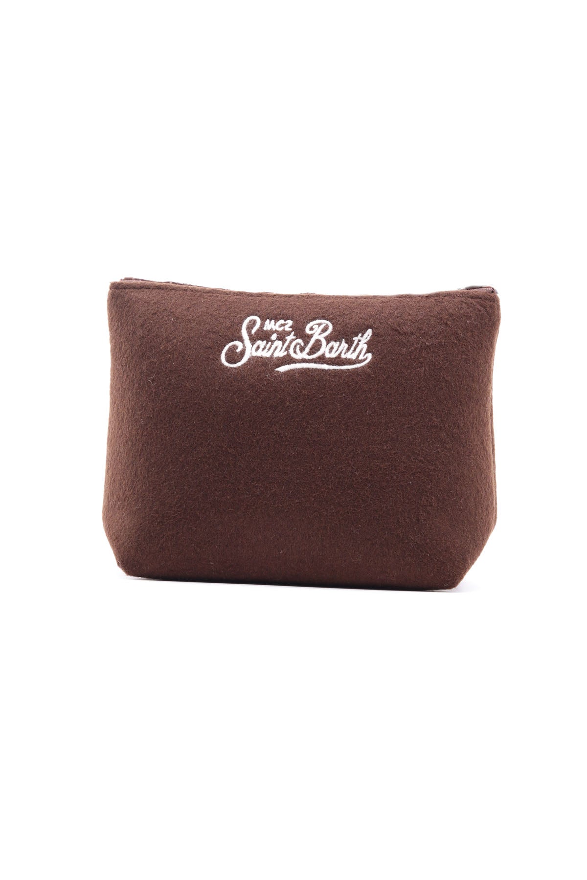 Pochette in Feltro con Ricami Cortina St. Barth 