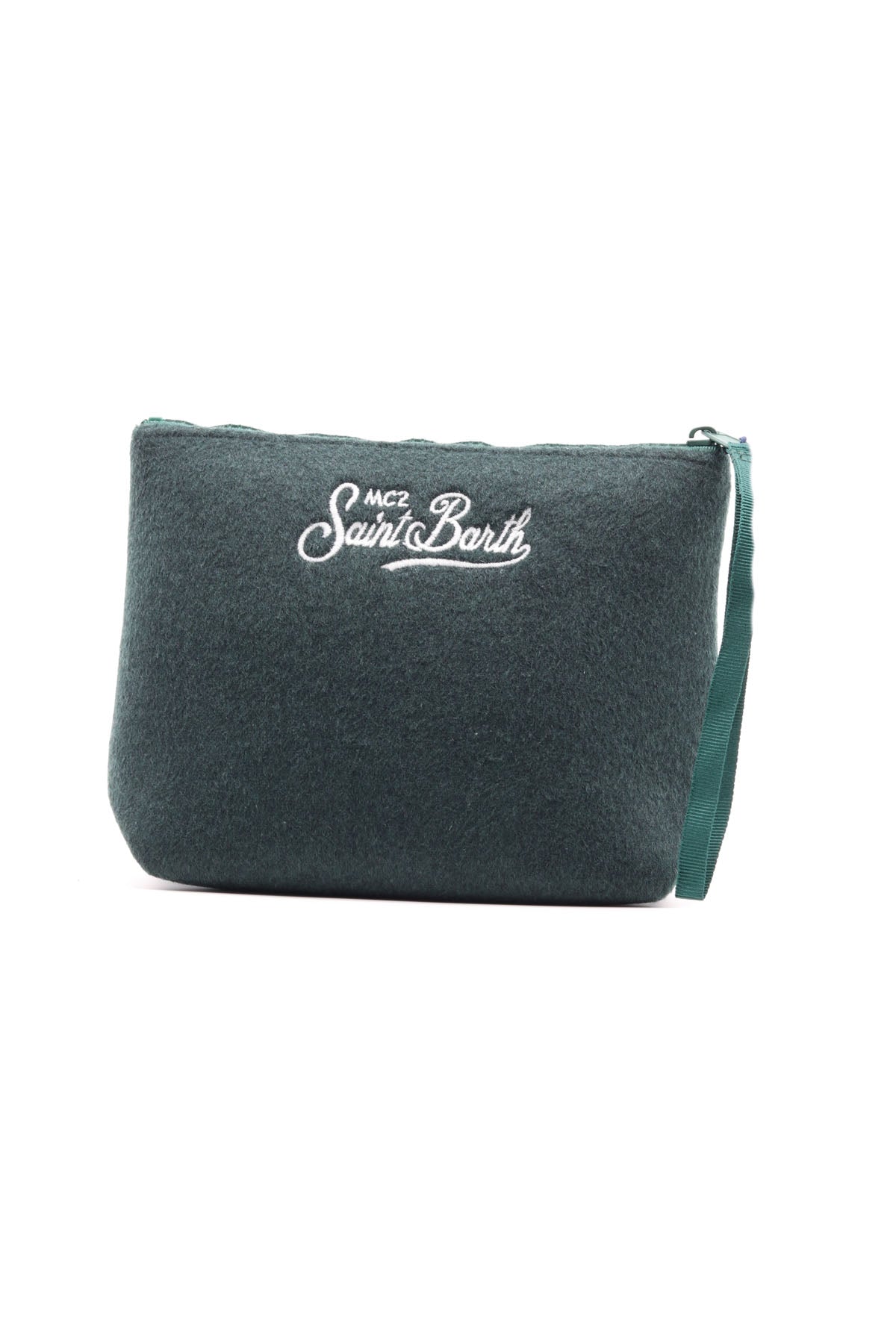 Pochette in Feltro con Ricami Courma 