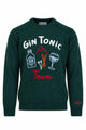 Maglia in lana con ricami heron