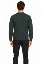 Maglia girocollo in lana con intarsio toy boy heron 