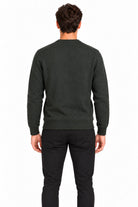 Maglia in lana con ricami heron 