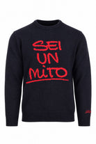Maglia girocollo in lana sei un mito 