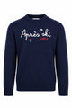 Maglia girocollo in lana apres ski heron
