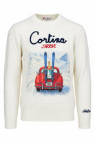 Maglia in lana stampa Cortina 