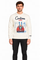 Maglia in lana stampa Cortina 