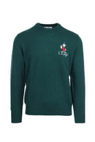Maglia in lana con ricamo zio paperone heron light 