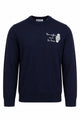 Maglia in lana con ricamo heron leggera