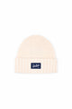 Cappellino Unisex in lana a Coste con Risvolto e Patch Logo