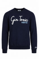 Felpa girocollo con scritte a rilievo Gin Tonic 