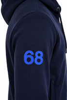 Felpa Uomo Cardigan Zip Cappuccio e Dettagli Fluo 