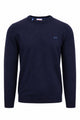 Maglia girocollo in lana e cotone