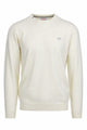 Maglia girocollo in lana e cotone