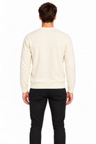 Maglia girocollo in lana e cotone 
