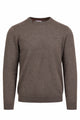 Maglia girocollo in lana e cotone