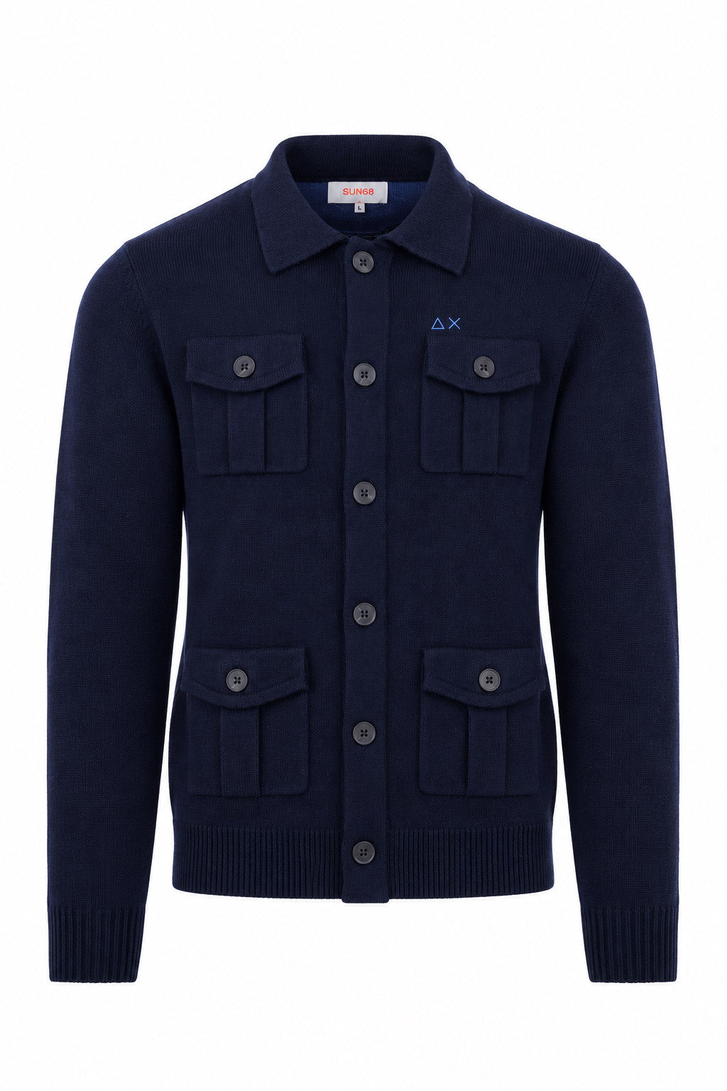 Cardigan in lana 4 tasche  field jacket 