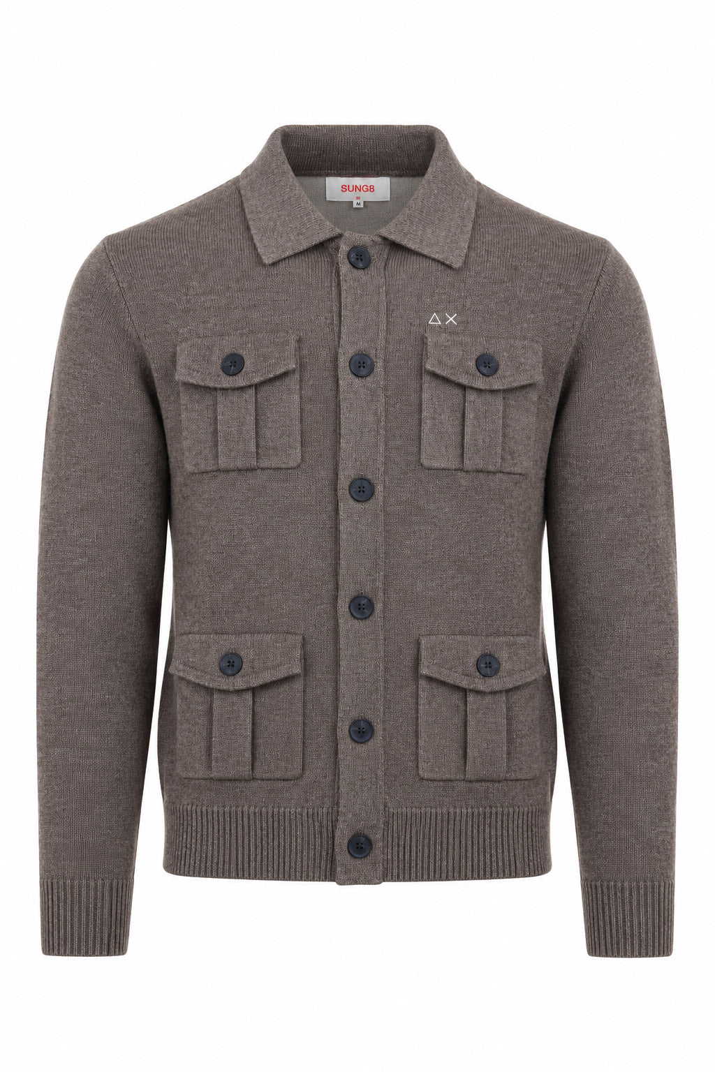Cardigan in lana 4 tasche  field jacket 