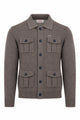 Cardigan in lana 4 tasche  field jacket