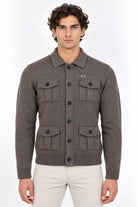 Cardigan in lana 4 tasche  field jacket 