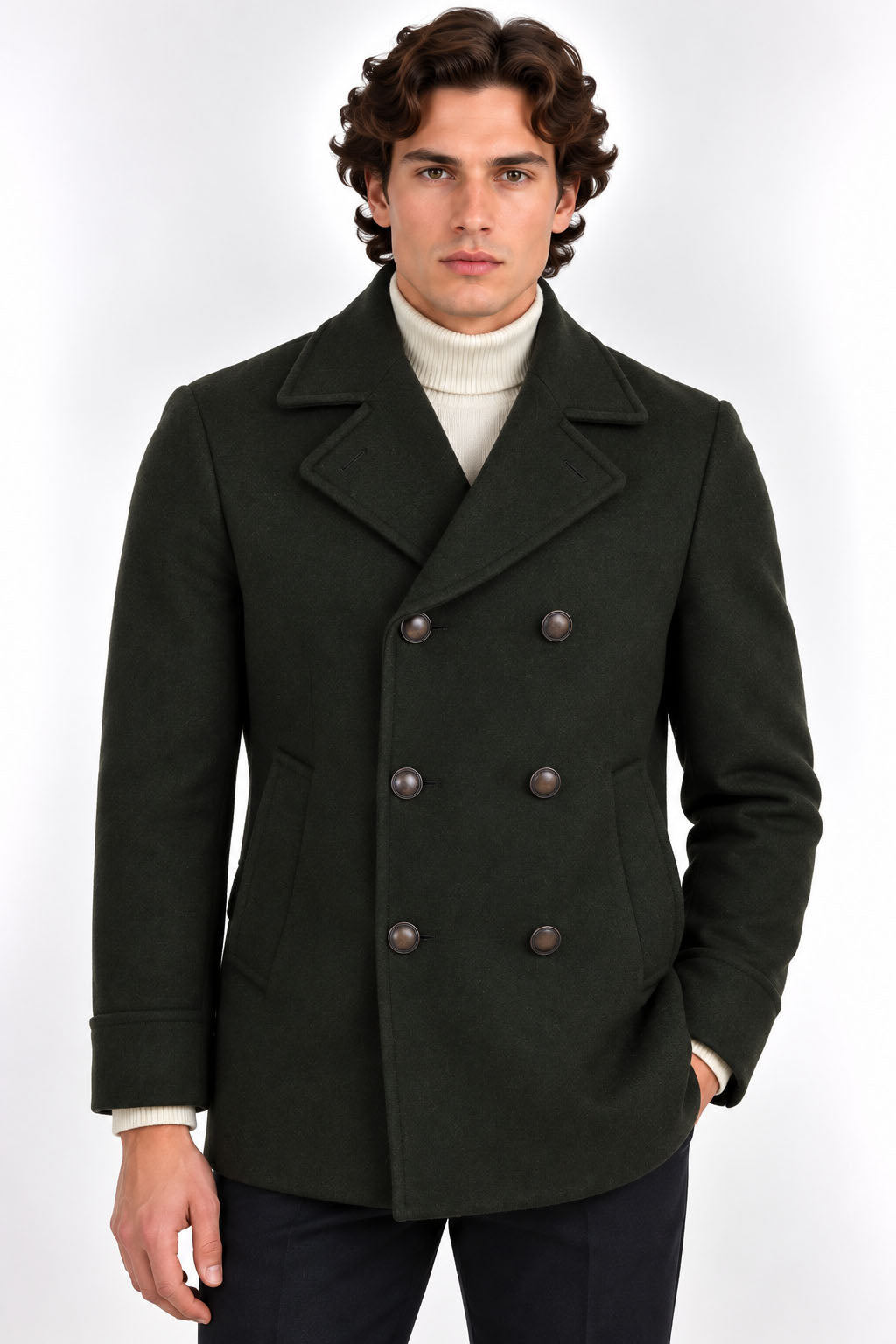 Giacca doppiopetto peacoat 