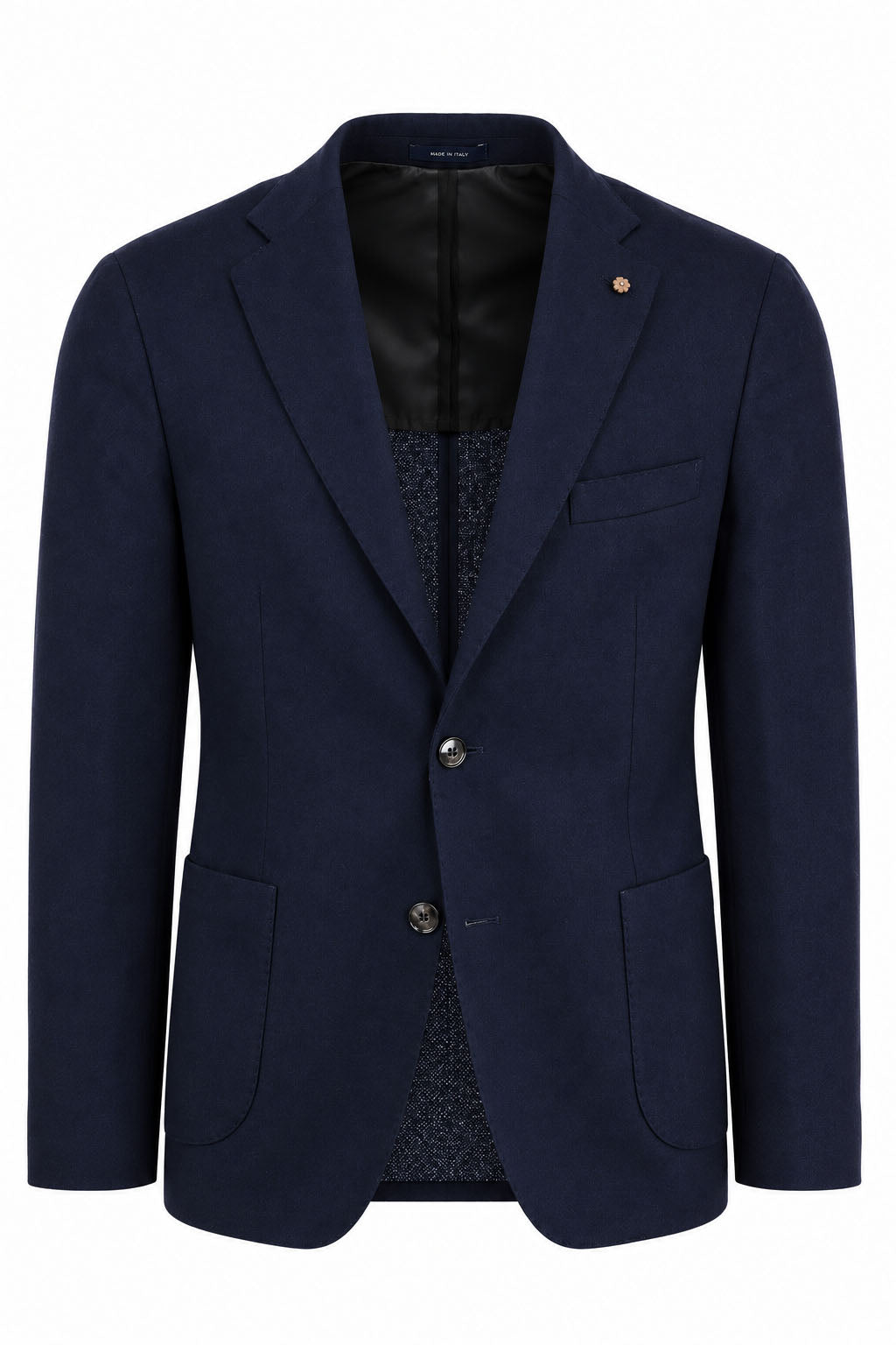 Giacca Blazer Uomo in Misto Lana Tinta Unita 