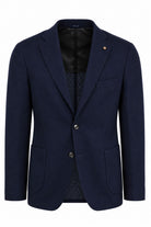 Giacca Blazer Uomo in Misto Lana Tinta Unita 