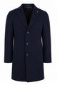Cappotto monopetto 3/4 in lana