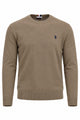 Maglia girocollo in lana con logo