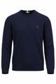 Maglia girocollo in lana con logo