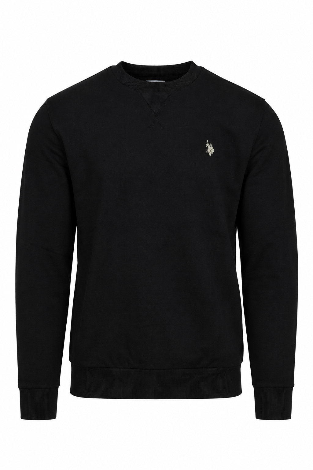Felpa girocollo uomo con logo 