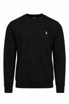 Felpa girocollo uomo con logo 
