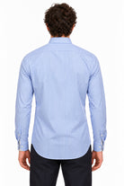 Camicia uomo in cotone bastoncino a righe 