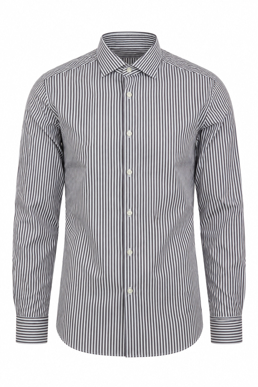 Camicia uomo in cotone bastoncino a righe 