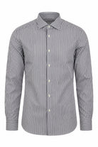 Camicia uomo in cotone bastoncino a righe 