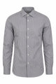 Camicia uomo in cotone bastoncino a righe