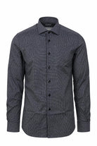 Camicia Uomo in Cotone Microfantasia 
