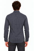 Camicia Uomo in Cotone Microfantasia 